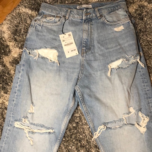 Denim Ripped Jeans - Picture 2 of 6